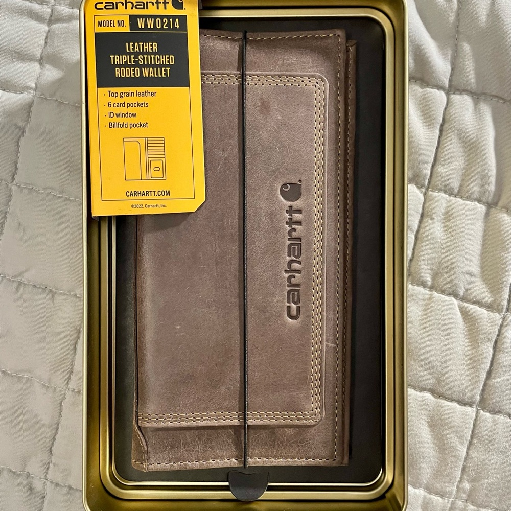 Carhartt Brown Key and Card Holder